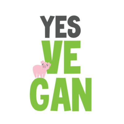 Yes Ve Gan - Womens Bevel V-Neck Tee Design