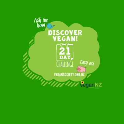 21 Day Challenge Discover Vegan 1 - Mens Icon Tee Design