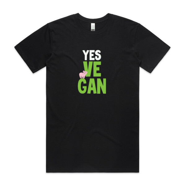 Yes Ve Gan - Mens Staple Organic Tee Thumbnail