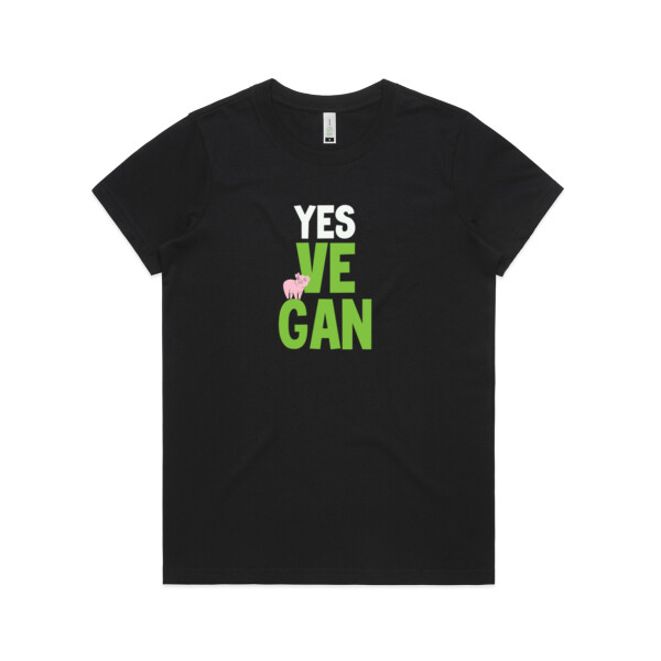 Yes Ve Gan - Womens Maple Organic Tee Thumbnail