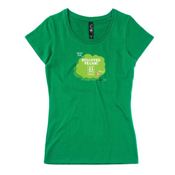 Discover the Easy Vegan Challenge - Womens Icon Tee Thumbnail