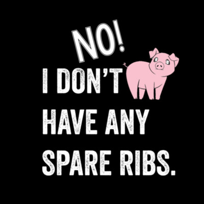 No spare ribs - Womens Maple Organic Tee Design